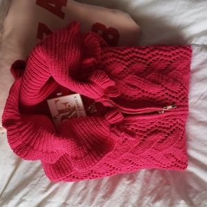 💗💞💗💞💗 RICH & FAMOUS Pointelle-Knit Sweater 💗💞💗💞💗